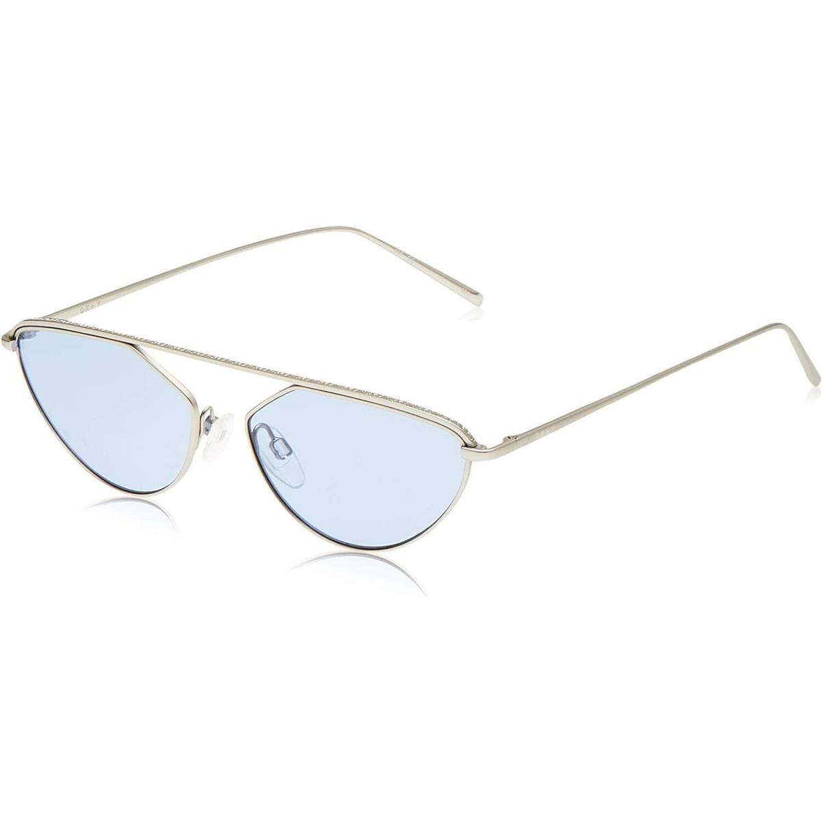 Dkny Women`s Dk109s Oval Sunglasses Silver