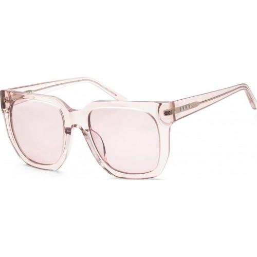 Dkny Women`s Dk513s Square Sunglasses Crystal Blush