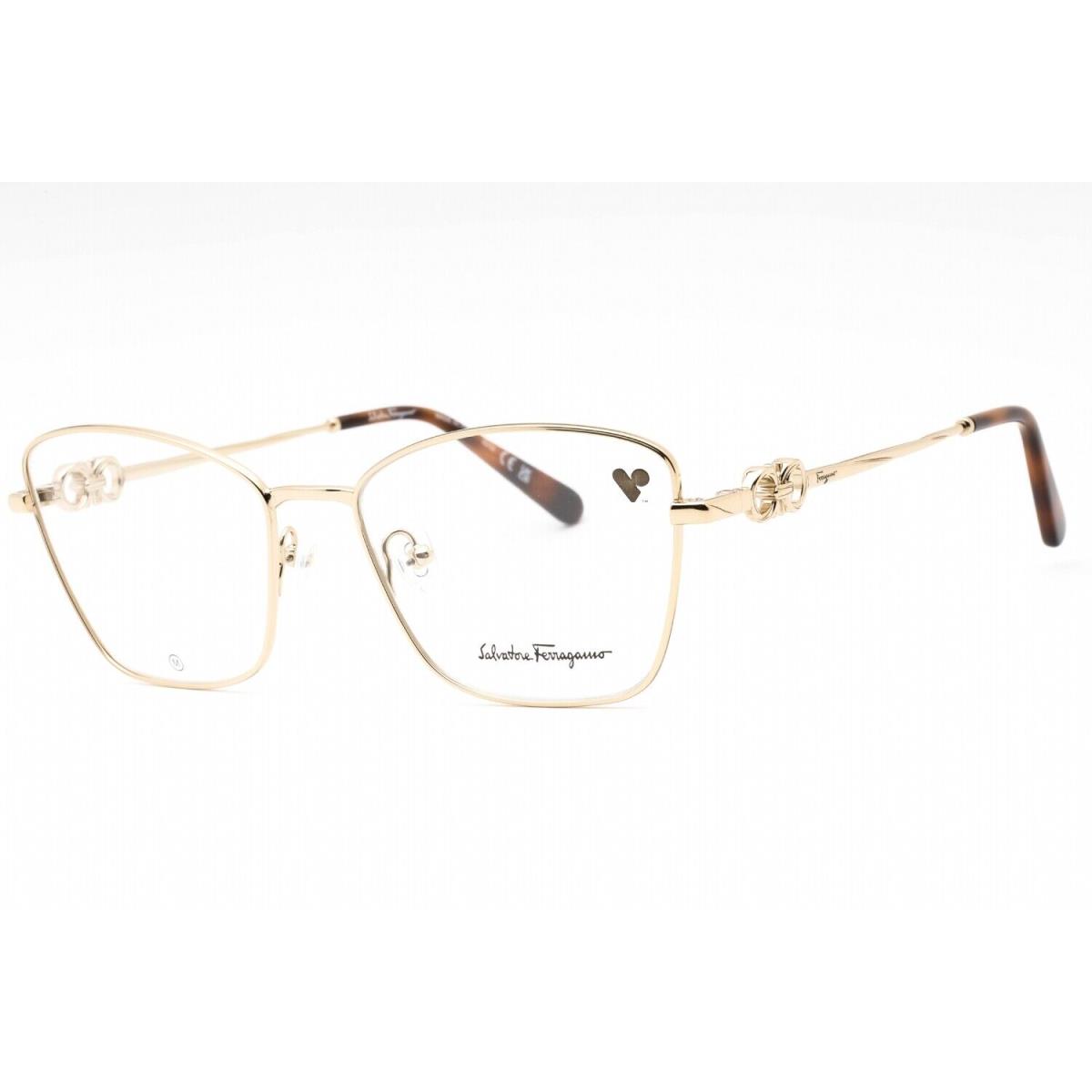 Salvatore Ferragamo SF2224-710-54 Eyeglasses Size 54mm 17mm 140mm Gold Women