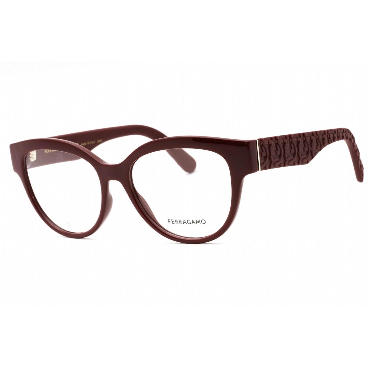 Salvatore Ferragamo SF2957EN-601-54 Eyeglasses Size 54mm 16mm 140mm Burgundy Wo