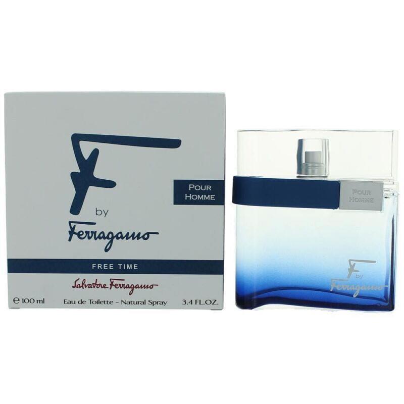 F Free Time by Salvatore Ferragamo 3.4 oz Eau De Toilette Spray For Men