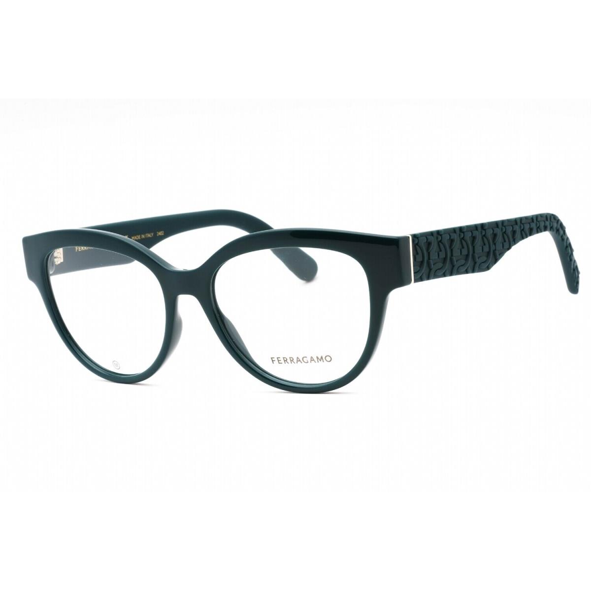 Salvatore Ferragamo SF2957EN 321 Eyeglasses Petrol Frame 54mm