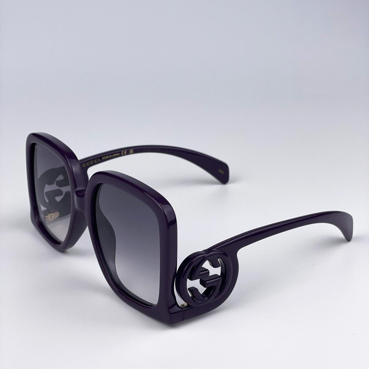 Gucci GG1326S 003 Violet Grey Gradient Oversized Square Women Sunglasses