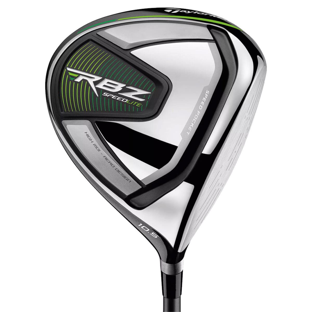 Taylormade Golf Mens Rbz Speedlite 460cc Titanium Driver 10.5 Graphite Regular