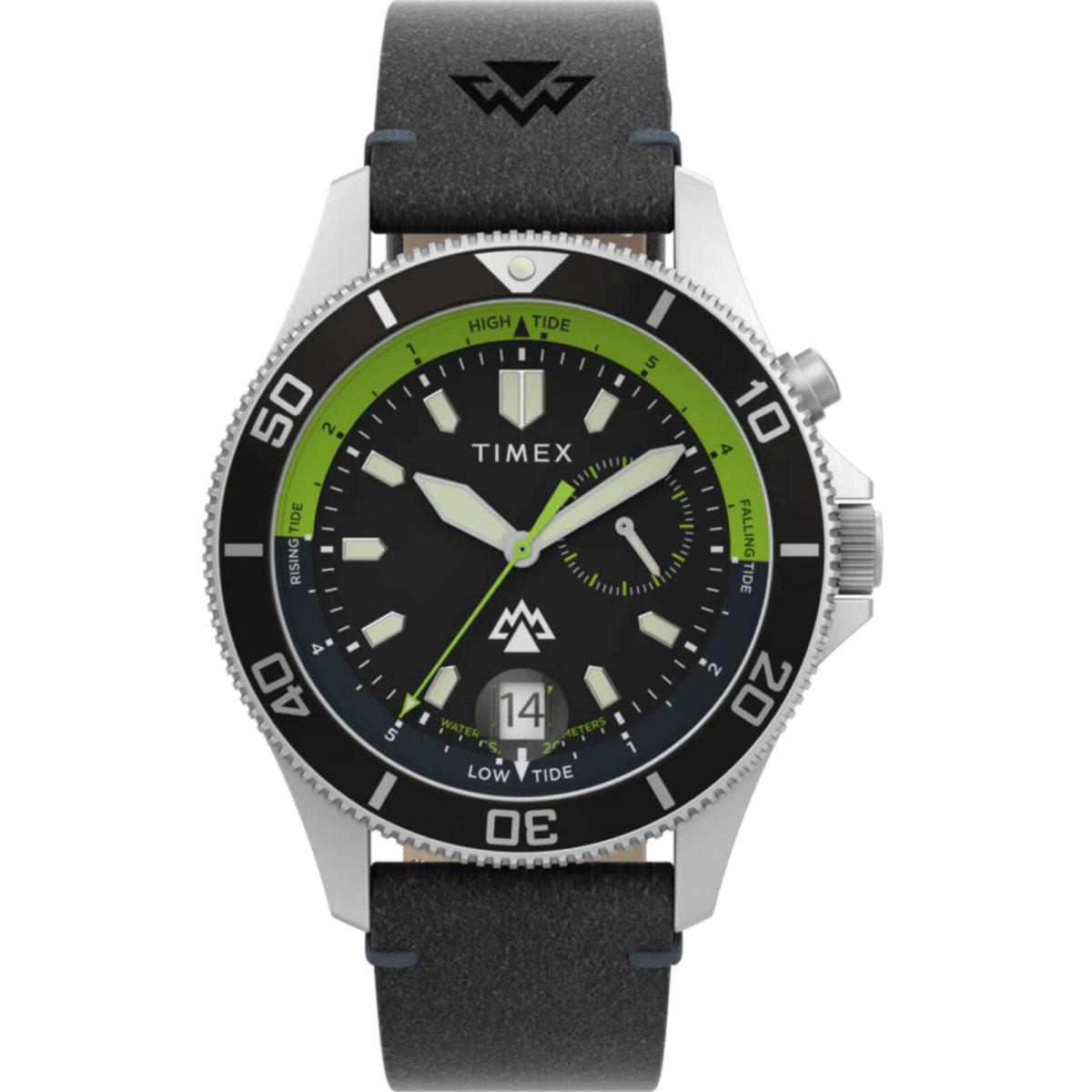 Timex Men`s Watch Expedition North Quartz Black Dial Strap Date TW2W21900JR - Dial: Black, Band: Black