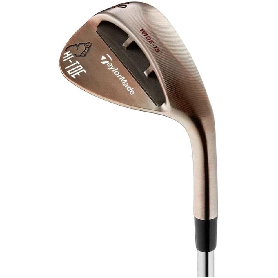 Left Hand Taylormade Hi-toe Raw Big Foot 60 Lob Wedge Kbs Hi-rev 2.0 115 - Aged Copper