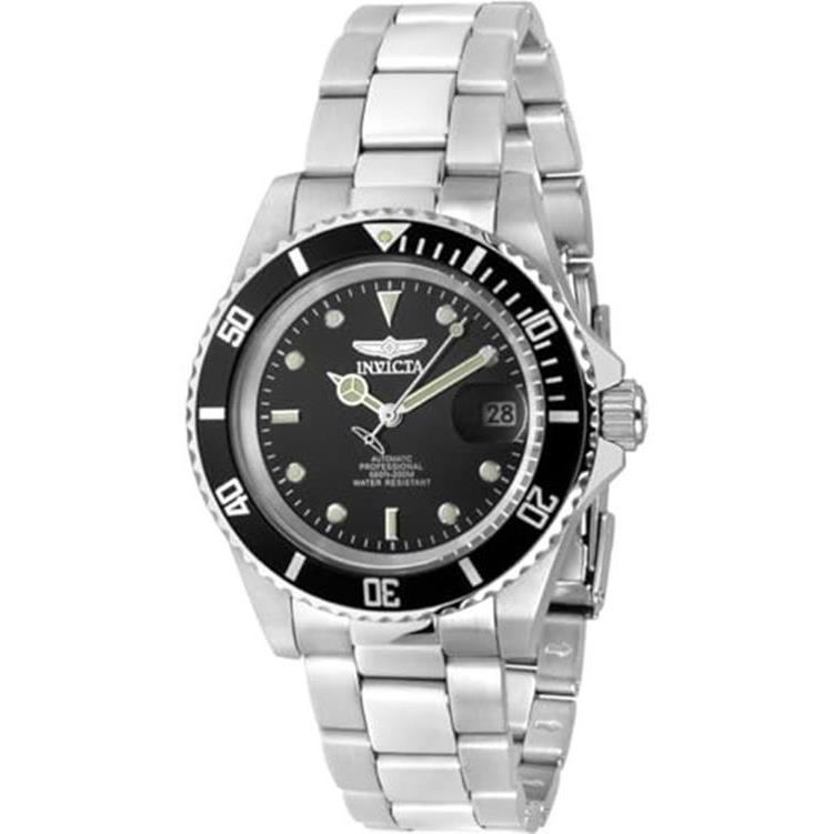 Invicta Men`s Pro Diver Collection Coin-edge Automatic Watch Assorted Colors stainless steel