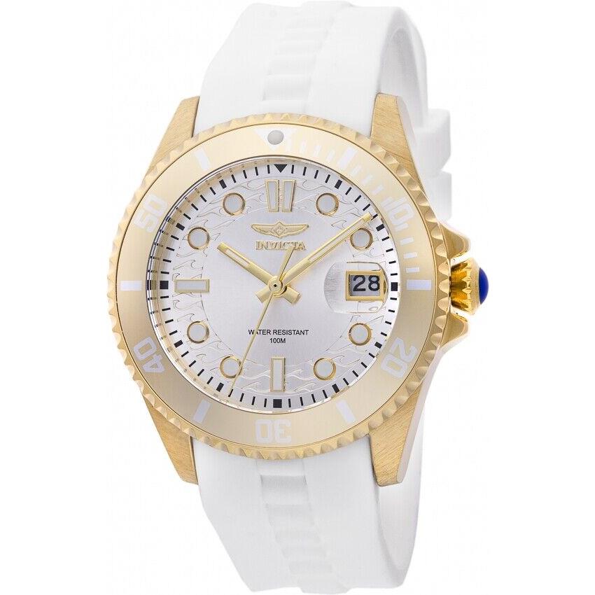 Invicta Pro Diver Quartz Silver Dial Ladies Watch 46694