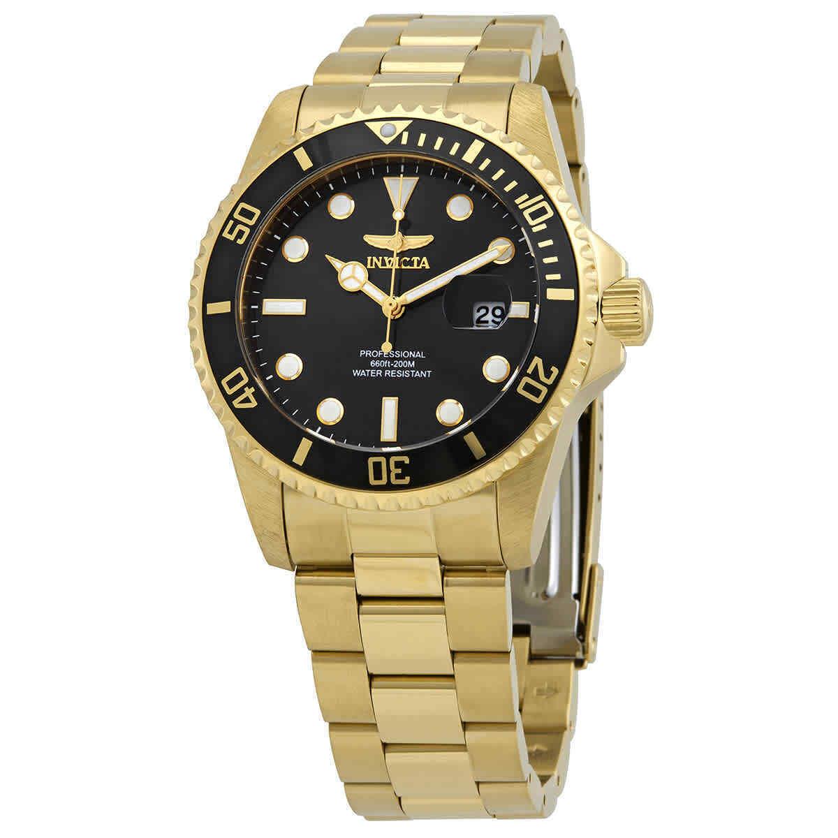 Invicta Pro Diver Men`s Black Watch - 33271