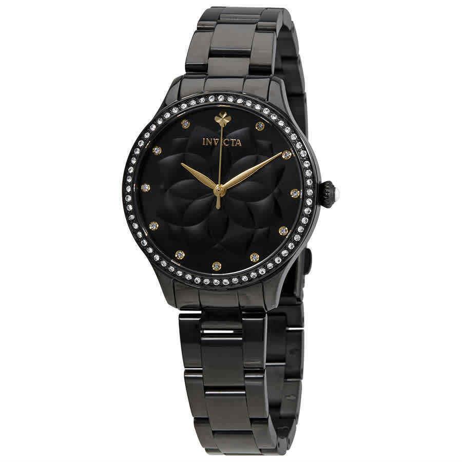 Invicta Wildflower Black Dial Ladies Watch 24538