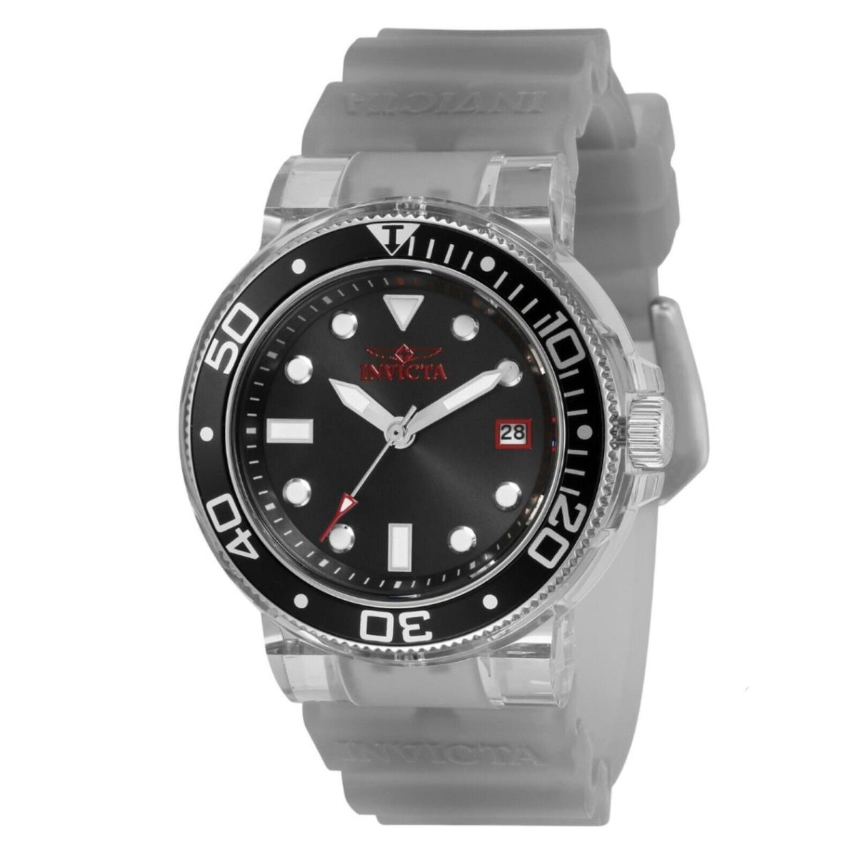 Invicta 40MM Pro Diver Unisex Silicone Strap Watch 35233