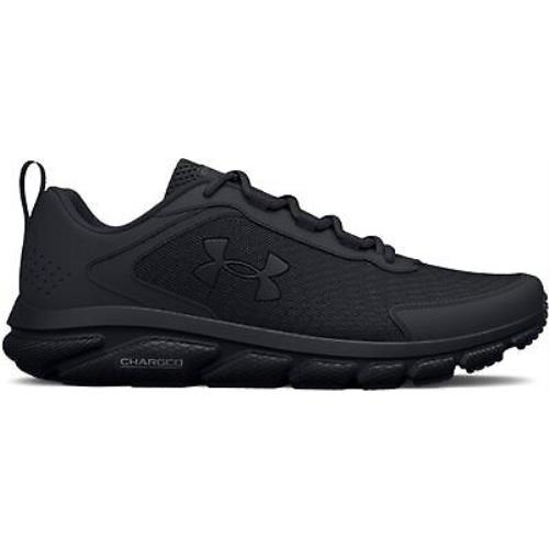 Under Armour Men`s UA Charged Assert 9 X-wide 6E Running Shoes Black/black/bla