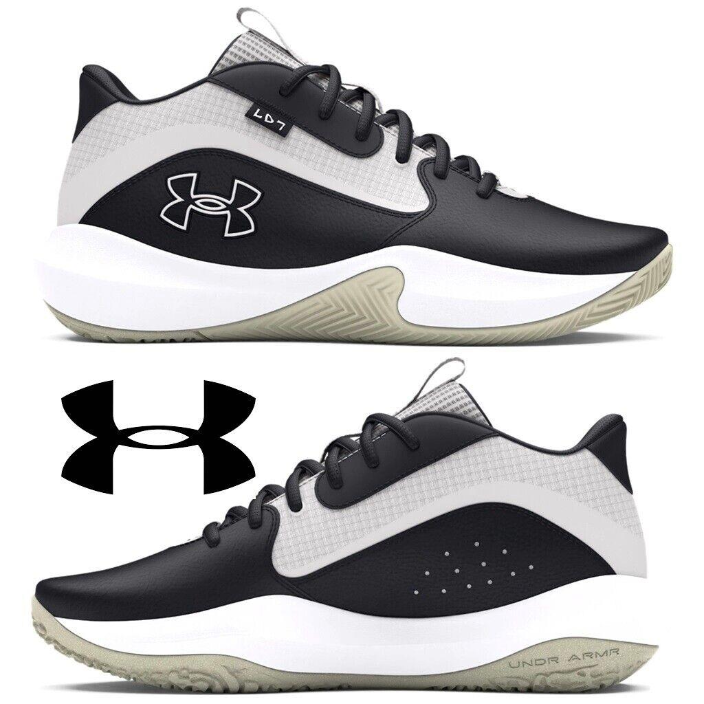 Under Armour Lockdown 7 Men`s Basketball Sneakers Running Training Workout Shoes