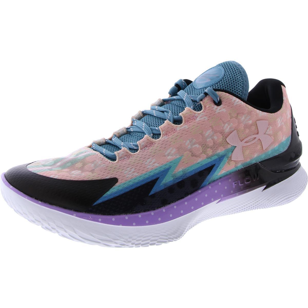 Under Armour Mens Curry 1 Low Flotro NM2 Basketball Shoes Sneakers Bhfo 9692 - Blue/Pink