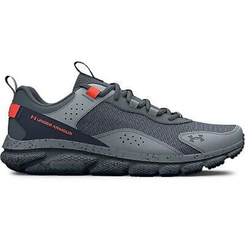 Under Armour Men`s UA Charged Verssert Speckle Running Shoes Gravel/downpour Gra - GRAVEL-DOWNPOUR GRAY-AFTER BURN