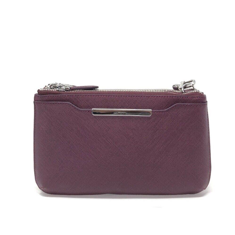 Tumi Gallery Leather Small Crossbody Bag Garnet 98890-L135