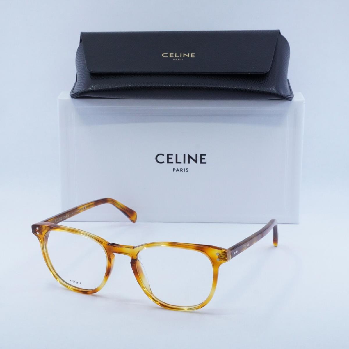 Celine CL50046I 053 Blonde Havana 52mm Eyeglasses