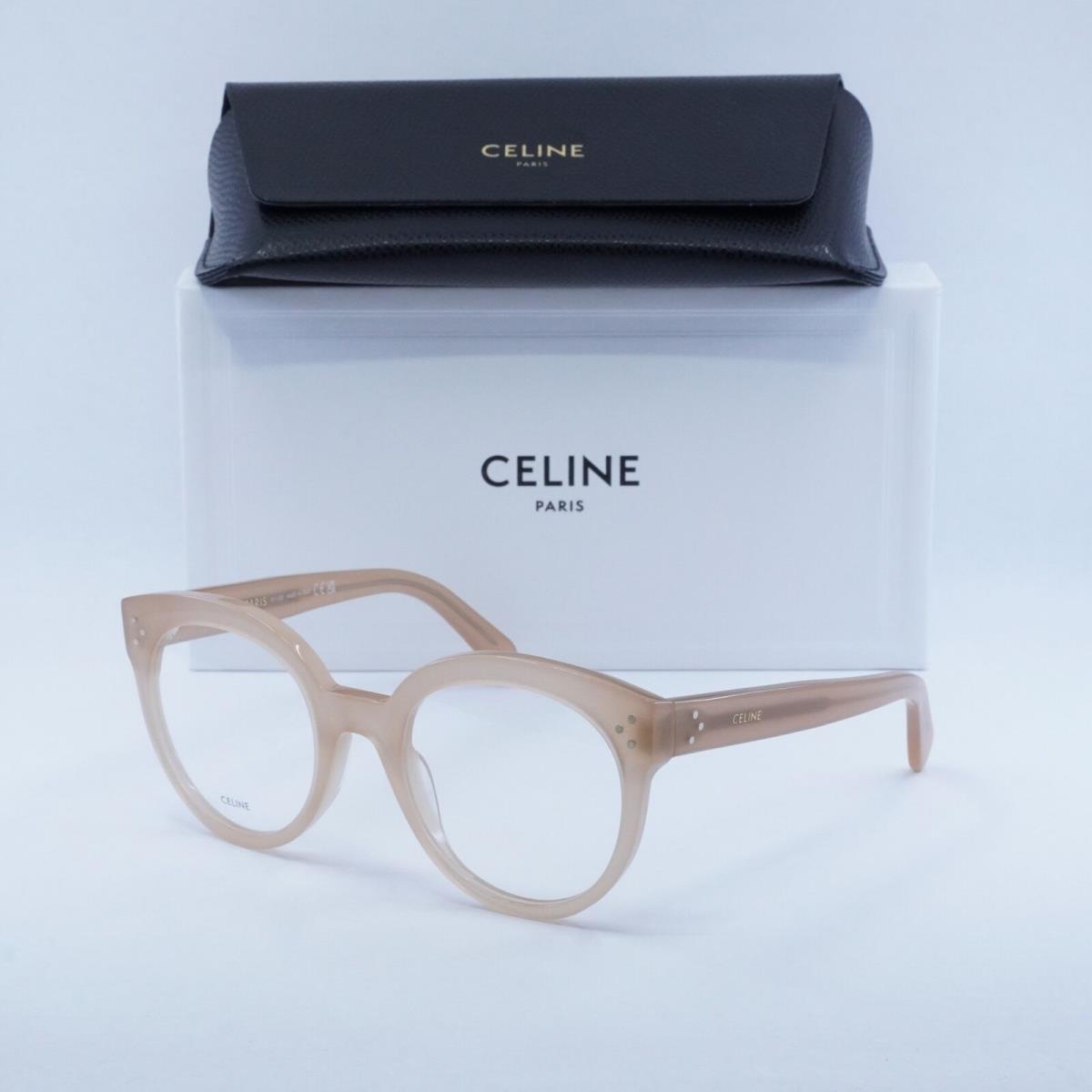 Celine CL50093I 072 Shiny Milky Pink 52mm Eyeglasses