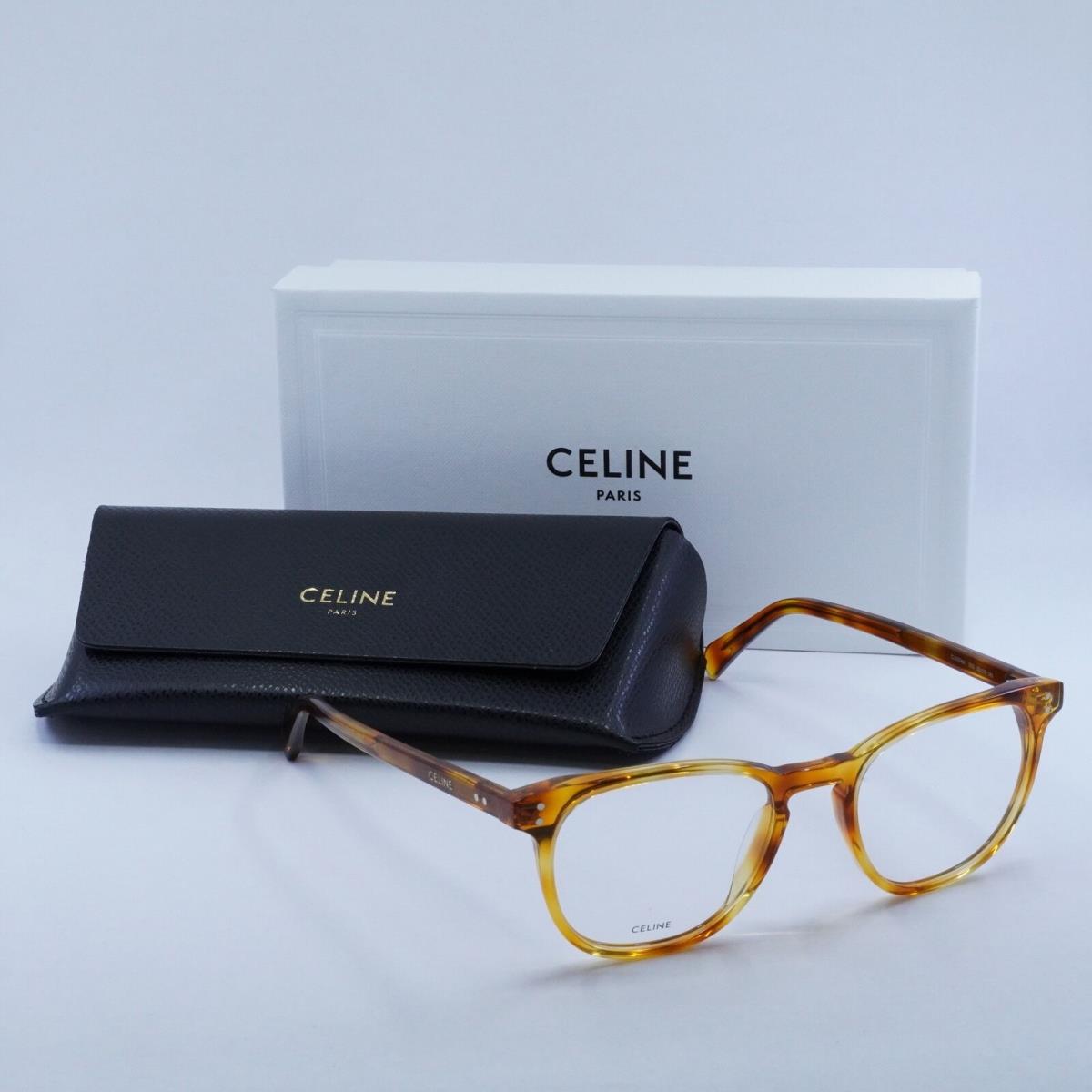 Celine CL50046I 053 Blonde Havana 50mm Eyeglasses