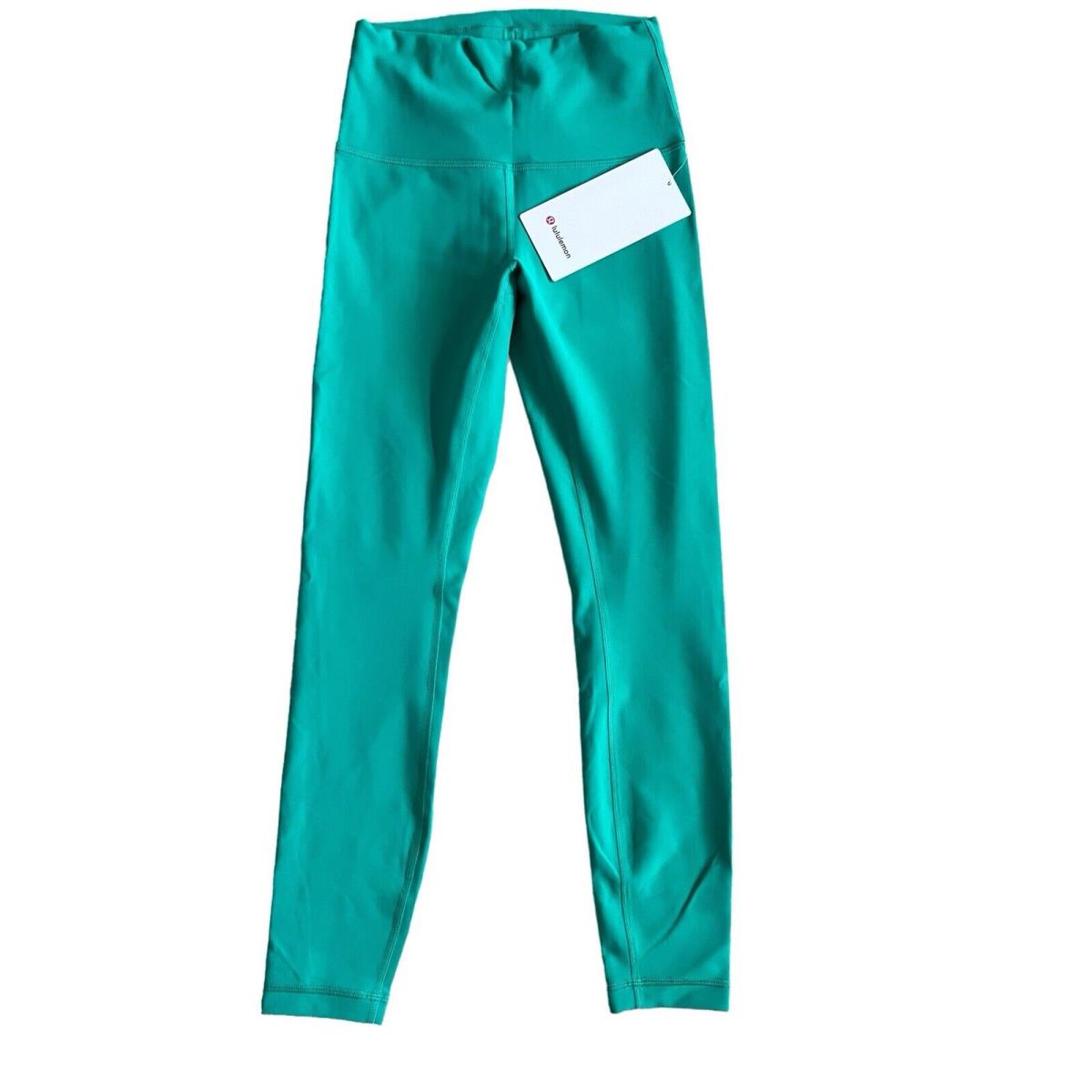 Lululemon Wunder Train 25 Kelly Green Size 4