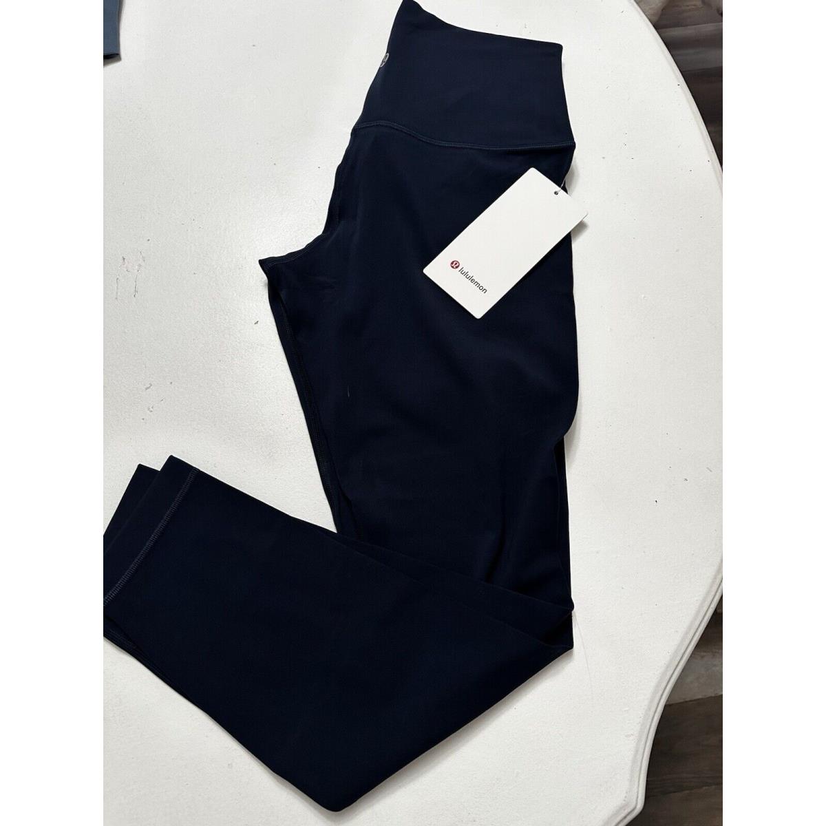 Lululemon Align HR Pant Leggings 25 Inseam Size 8 True Navy