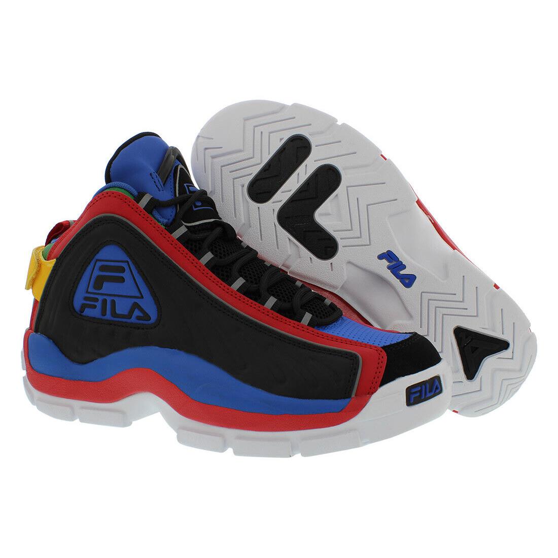 Fila Grant Hill 2 GB Mens Shoes Size 8.5 Color: Prince Blue/fila Red/amazon - Prince Blue/Fila Red/Amazon, Main: Multi-Colored