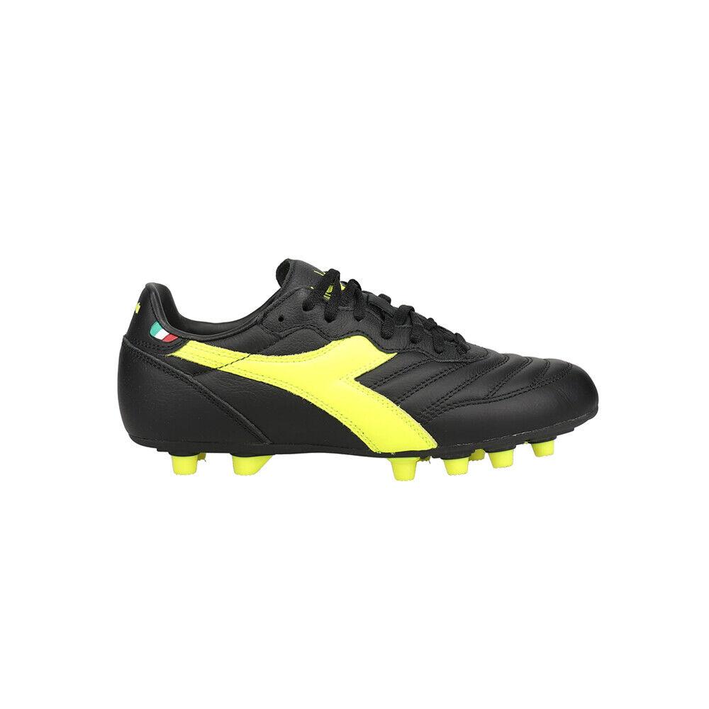 Diadora Brasil Lt Plus Mdpu Soccer Cleats Mens Black Sneakers Athletic Shoes 177