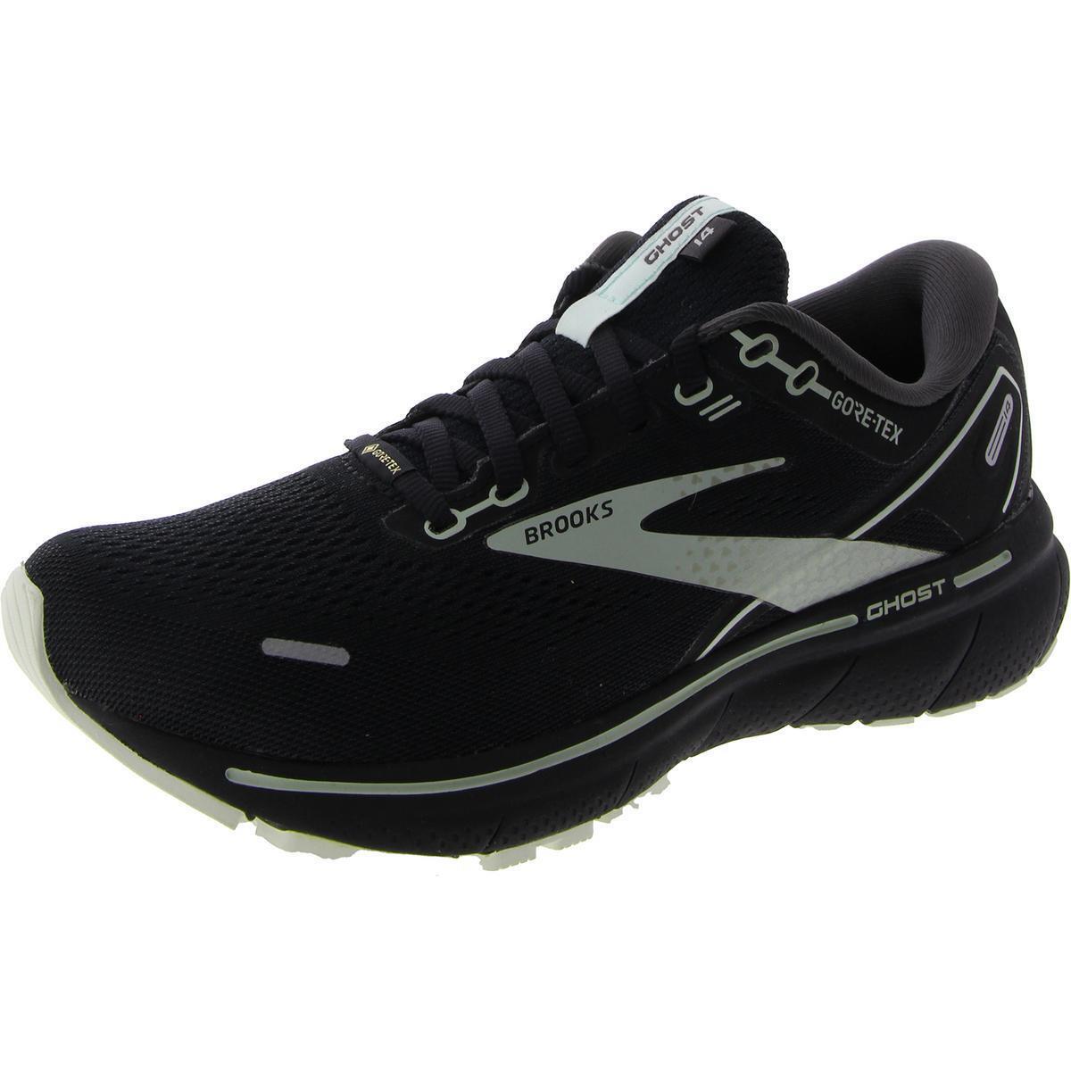 Brooks Womens Ghost 14 Gtx Fitness Sport Running Shoes Sneakers Bhfo 4920 - Black/Blackened