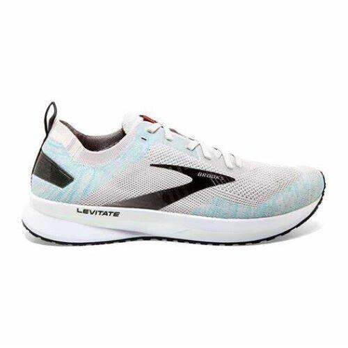 Brooks Levitate 4 Grey Black White Capri Running Sneakers Men Sz 13 D