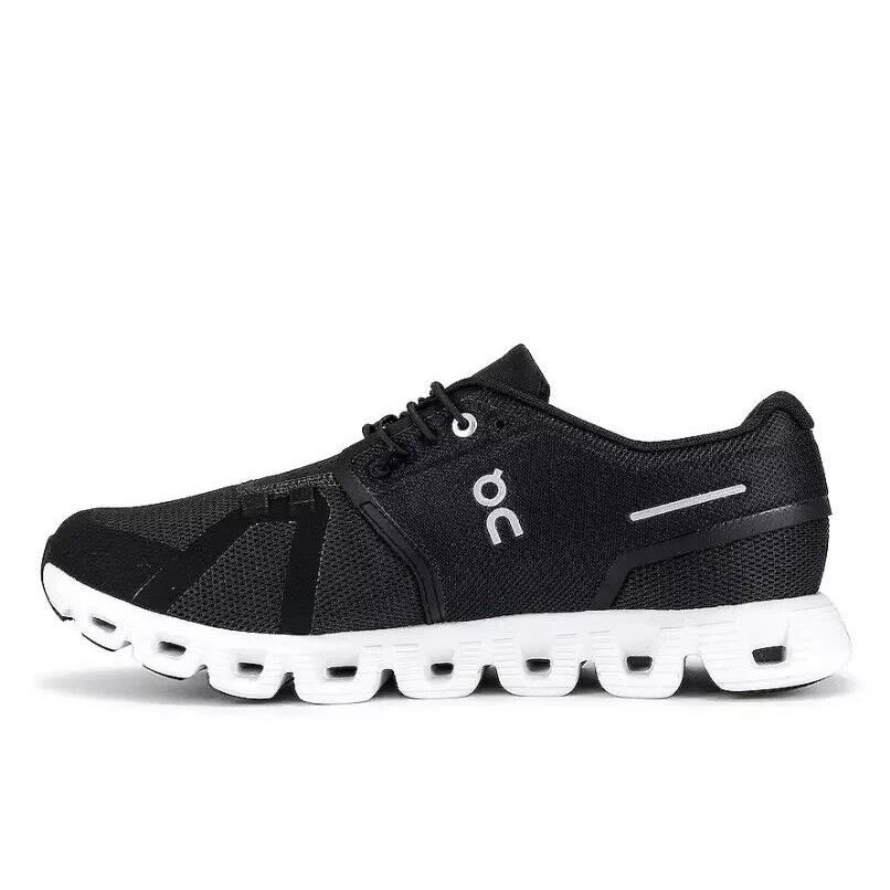 On Running Cloud 5 Black White 59.98919 Mens Running Sneakers Sz: 7-13