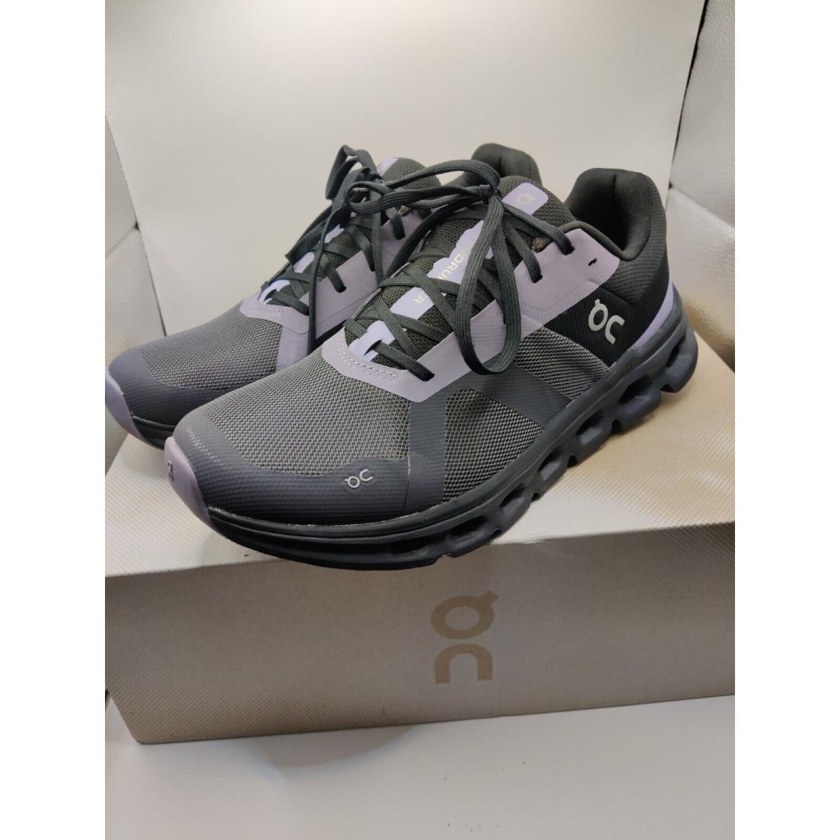 On Running Cloudrunner Women`s Running Shoes Iron Black US 10.5