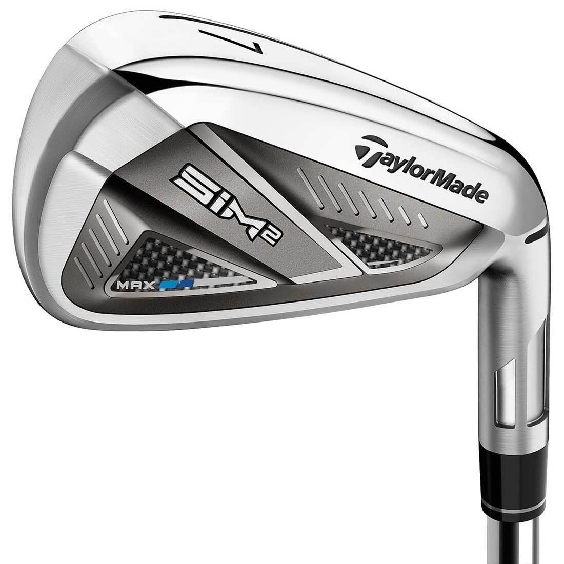 Taylormade SIM2 Max Irons RH 5-PW AW Steel Kbs Max MT 85 S