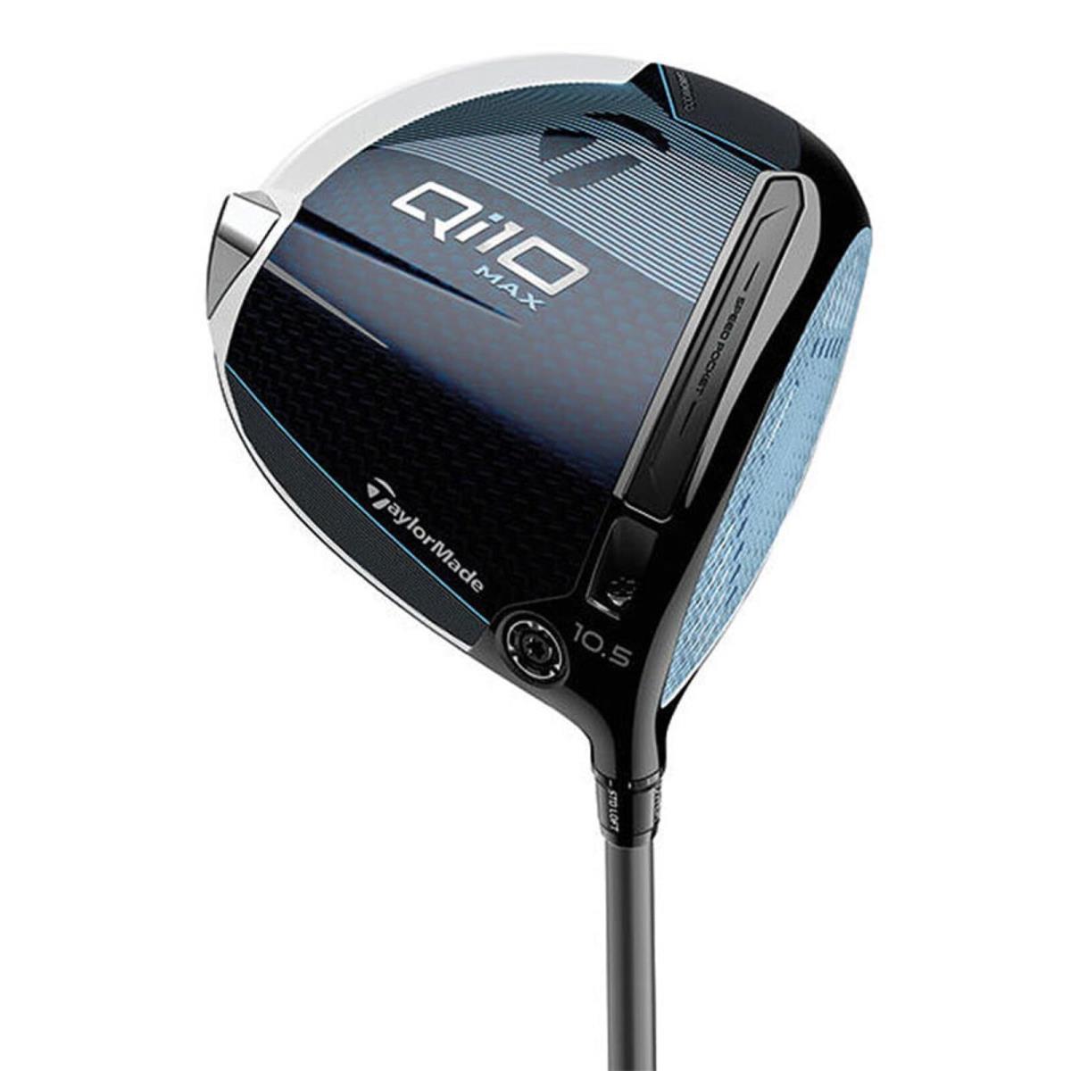 Taylormade Qi10 Max Designer Series Driver - Blue/white 10.5 RH - S-flex