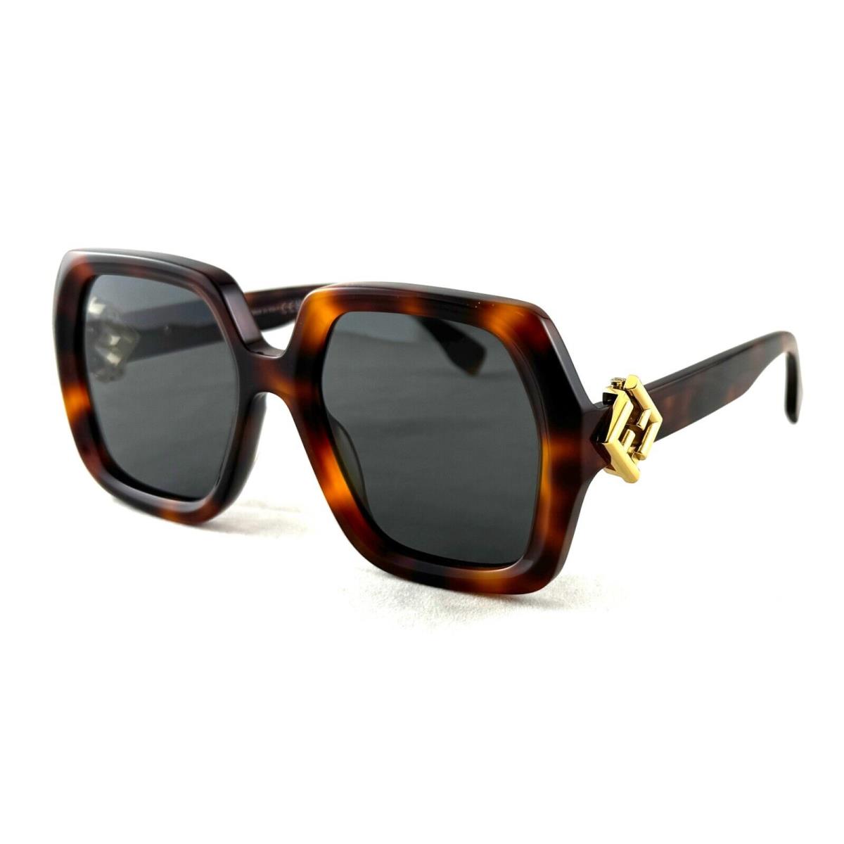 Fendi FE40139I FE 40139I 53A Tortoise Sunglasses 53-19-135