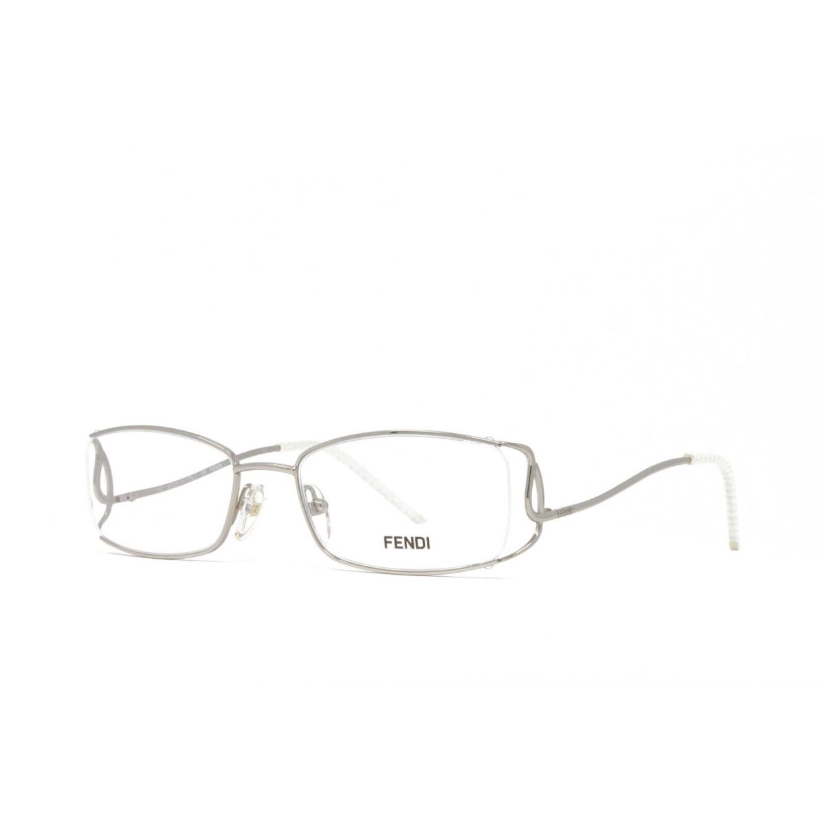 Fendi Eyeglasses Women`s F903 028 Palladium 51mm Clear Demo Lens