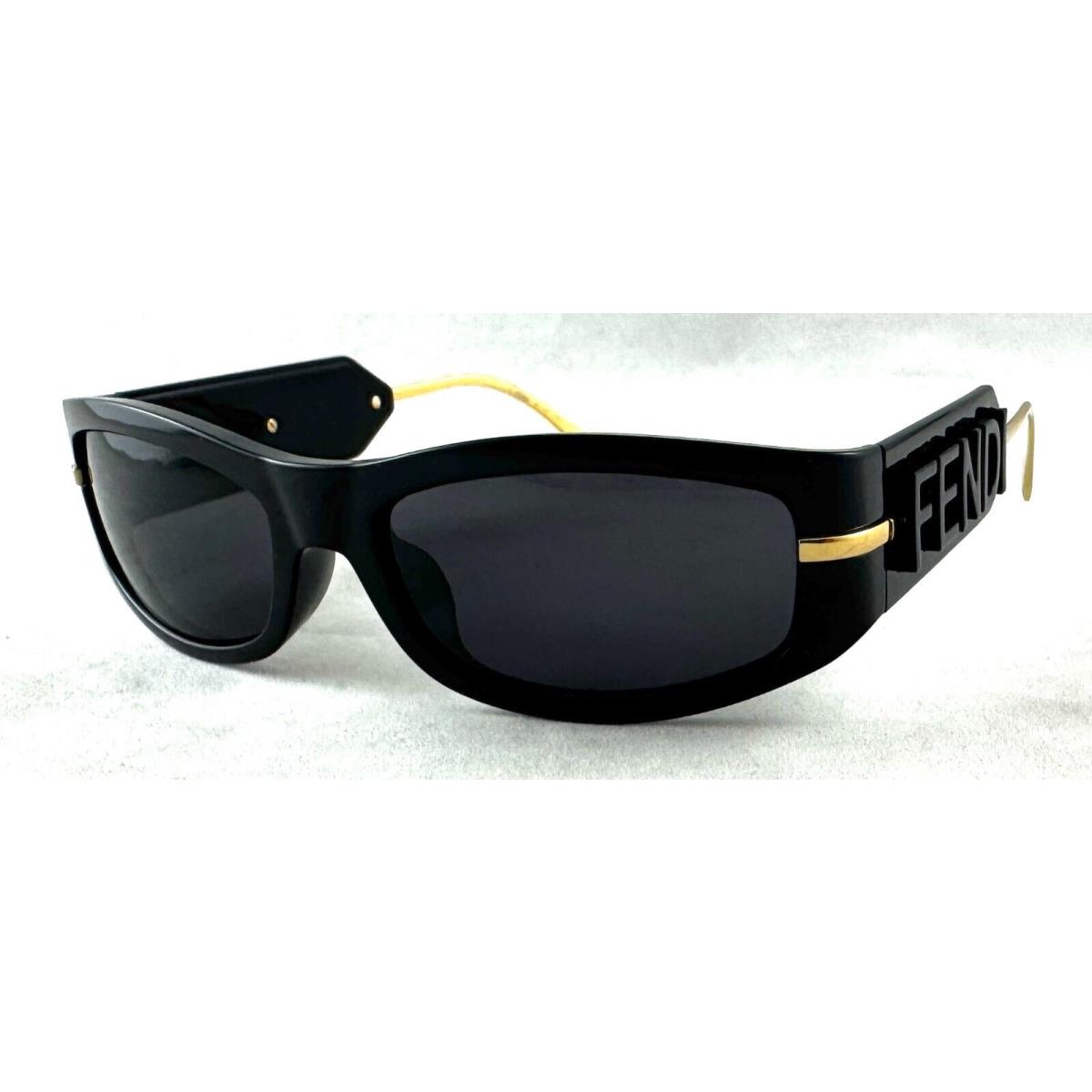 Fendi FE40120I FE 40120I 01A Black Sunglasses 57-17-130