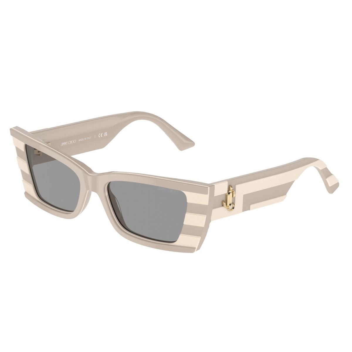 Jimmy Choo JC5009 5030 1 Beige White Grey 53 mm Women`s Sunglasses