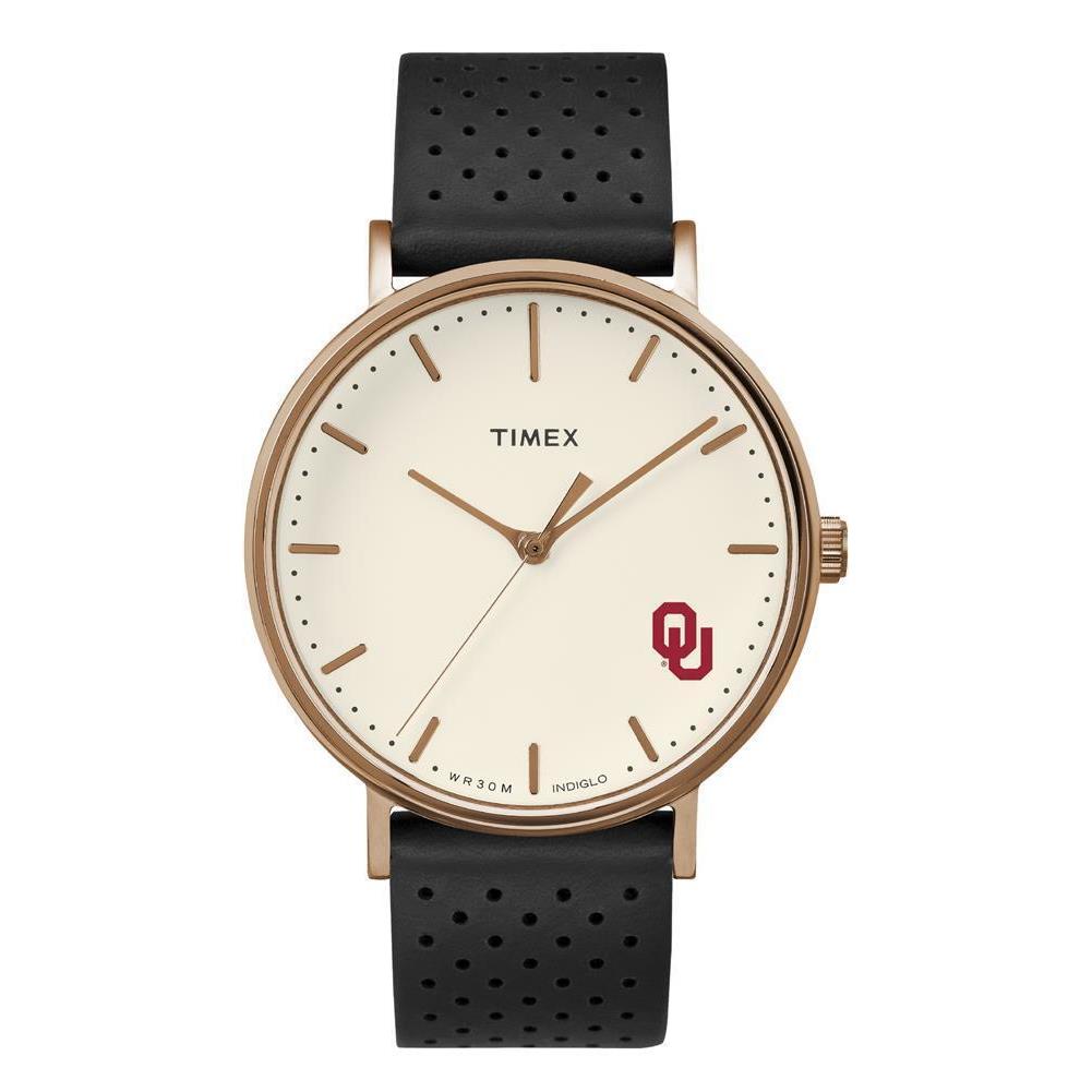 Ladies Timex University of Oklahoma Sooners Watch Rose Gold Grace Watch