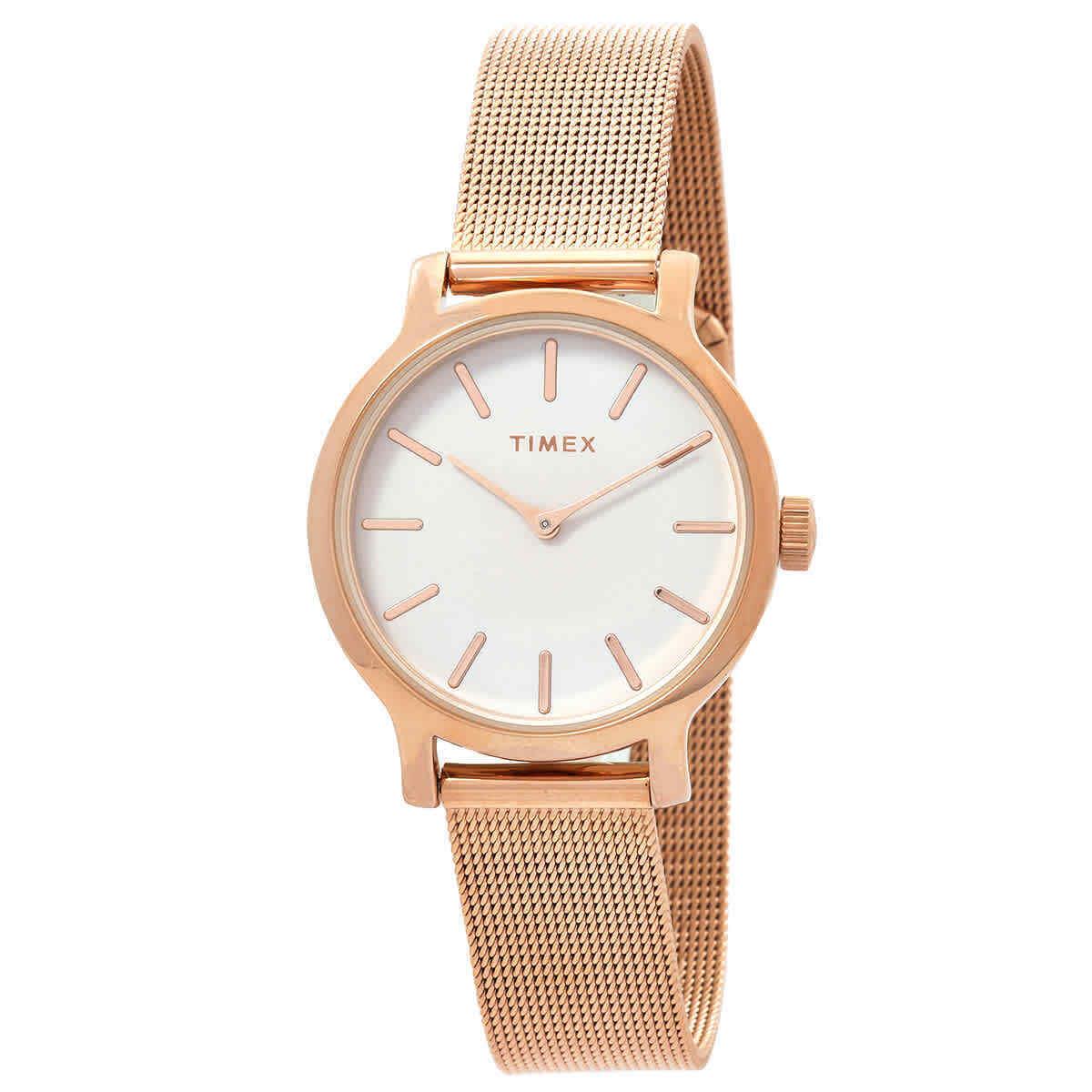 Timex Transcend Rose Gold-tone Quartz Ladies Watch TW2U86600VQ