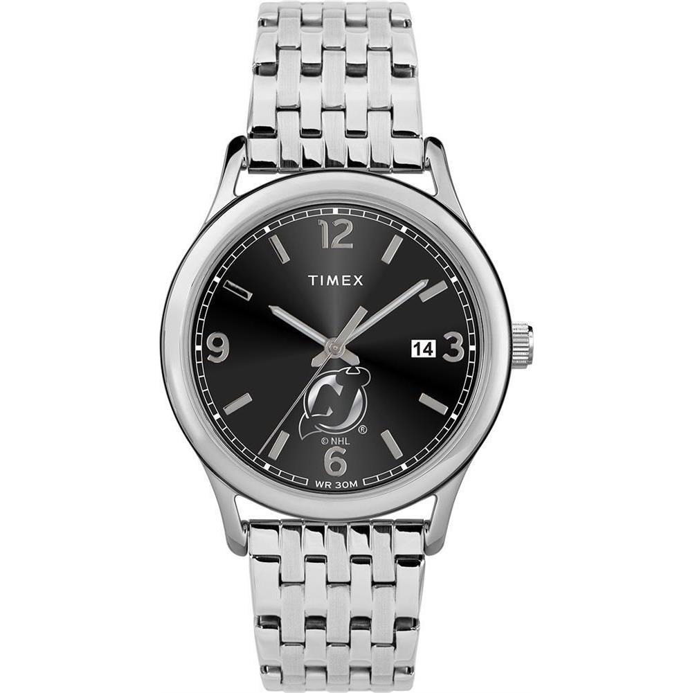 Women`s Jersey Devils Watch Timex Sage Stainless Watch