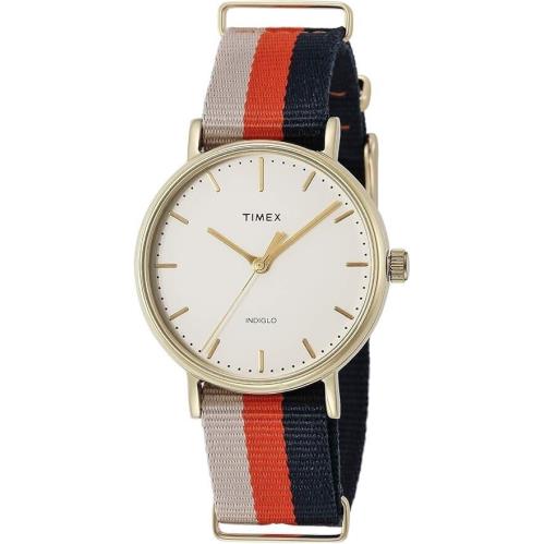 Timex TW2P91600 Weekender Fairfield Women`s Watch Multicolor Nylon Band