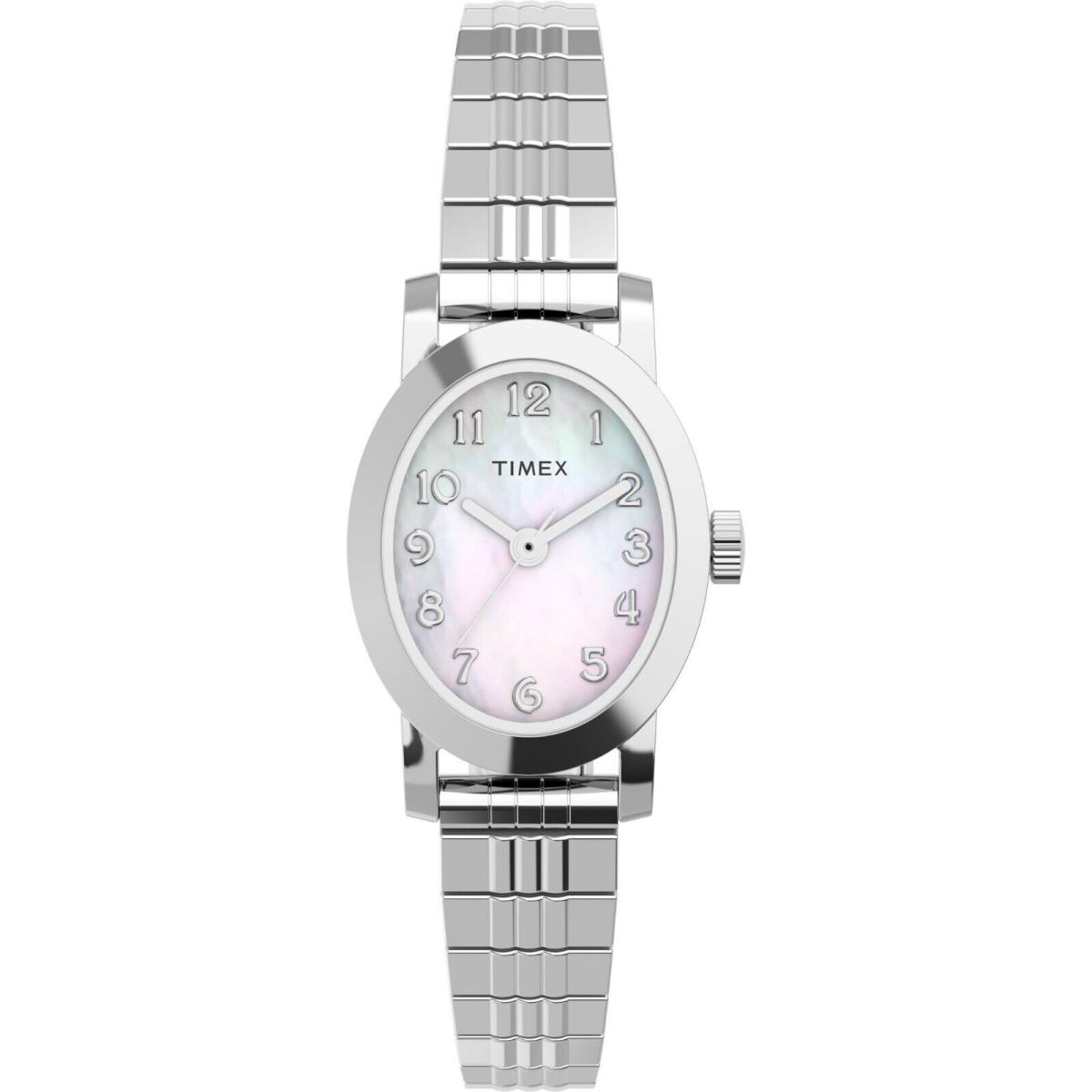 Timex TW2W70200 Women`s Cavatina Silvertone Expansion Band Watch