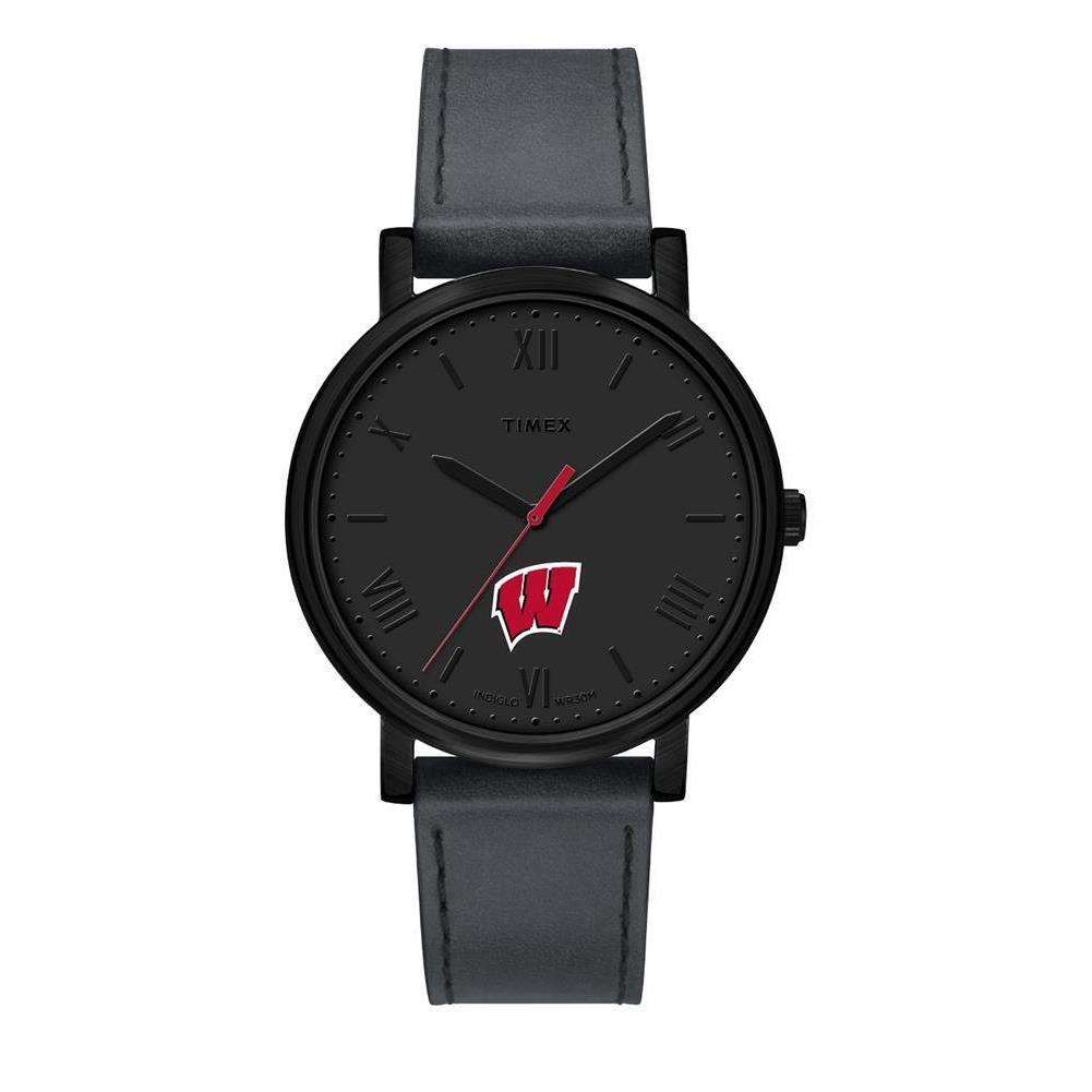 Ladies Timex University of Wisconsin Badgers Watch Black Night Game Watch