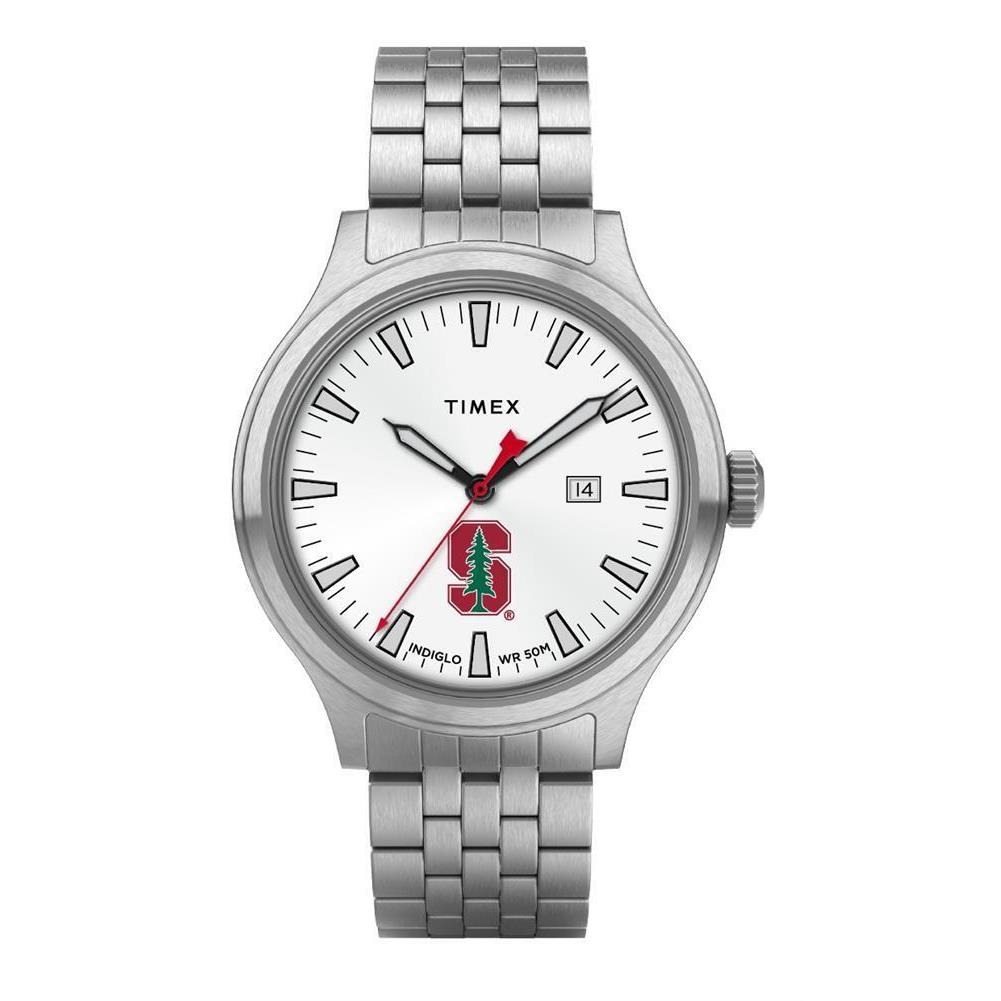 Timex Men`s Stanford University Watch Stainless Steel Top Brass