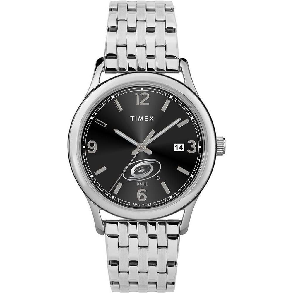 Women`s Carolina Hurricanes Watch Timex Sage Stainless Watch