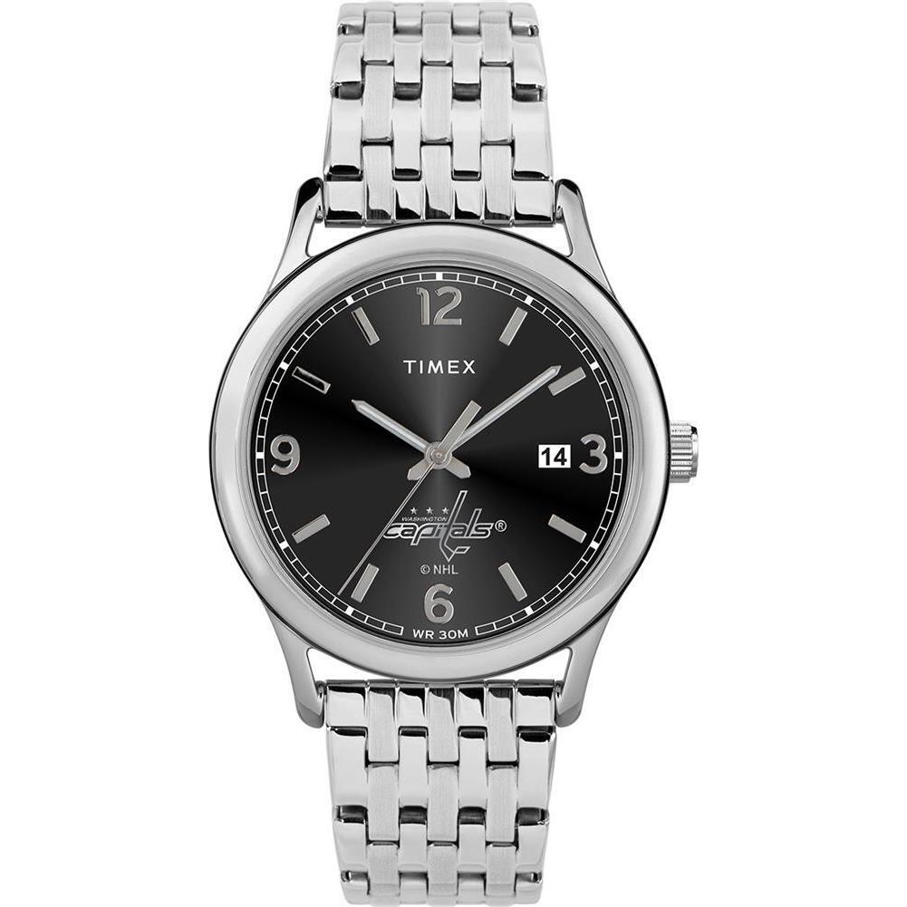 Women`s Washington Capitals Watch Timex Sage Stainless Watch