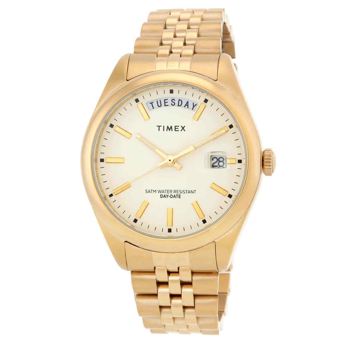 Timex Legacy Quartz Cream Dial Ladies Watch TW2V68300