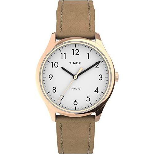 Timex Women`s Modern Easy Reader 32mm Watch Rose Gold-tone Case White Dial