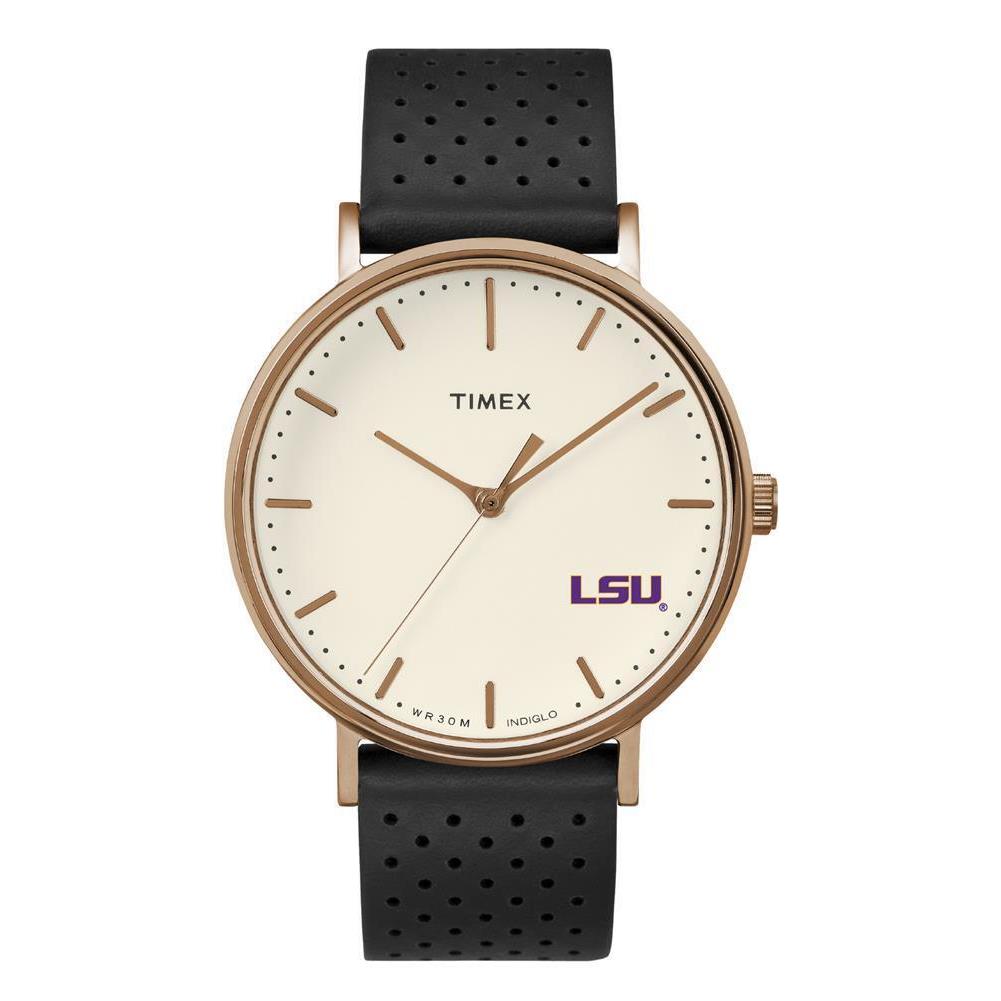 Ladies Timex Lsu Tigers Louisiana State Watch Rose Gold Grace Watch