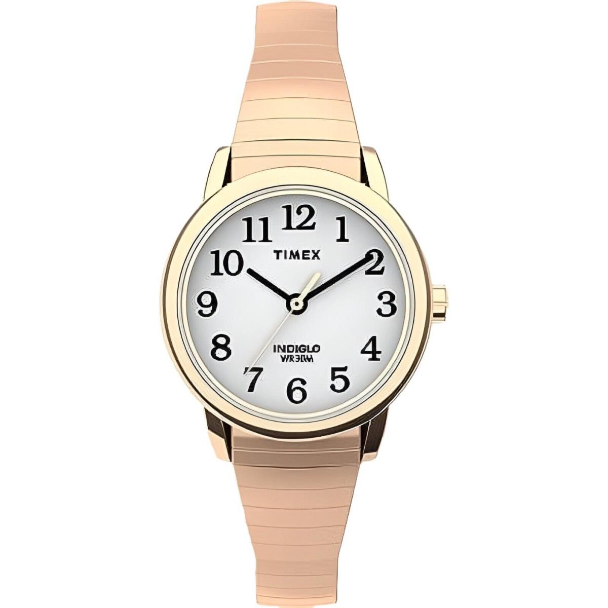 Timex TW2U08200 Women`s Quartz Watch Rose Tone Stainless Steel Band